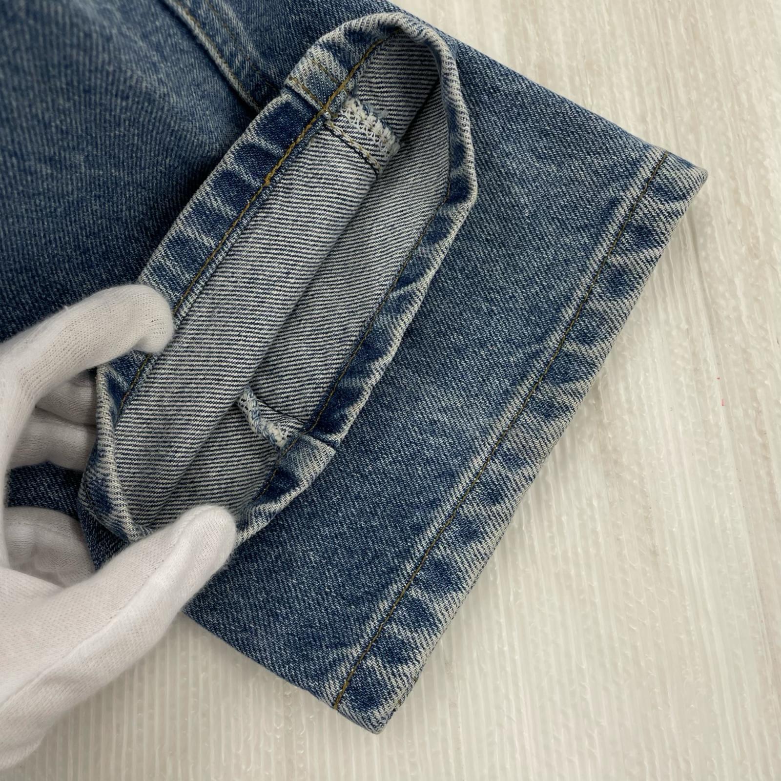 デニムパンツ W32 ブルー
