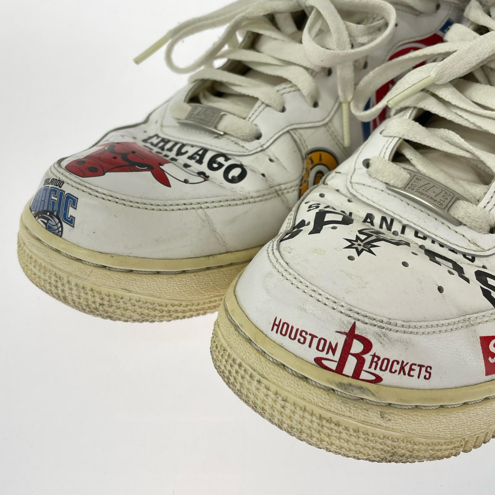 スニーカー ×SUPREME×NBA AIR FORCE 1 MID 07 (28.0) 28cm (US10 UK9 1/2 EU46) ホワイト