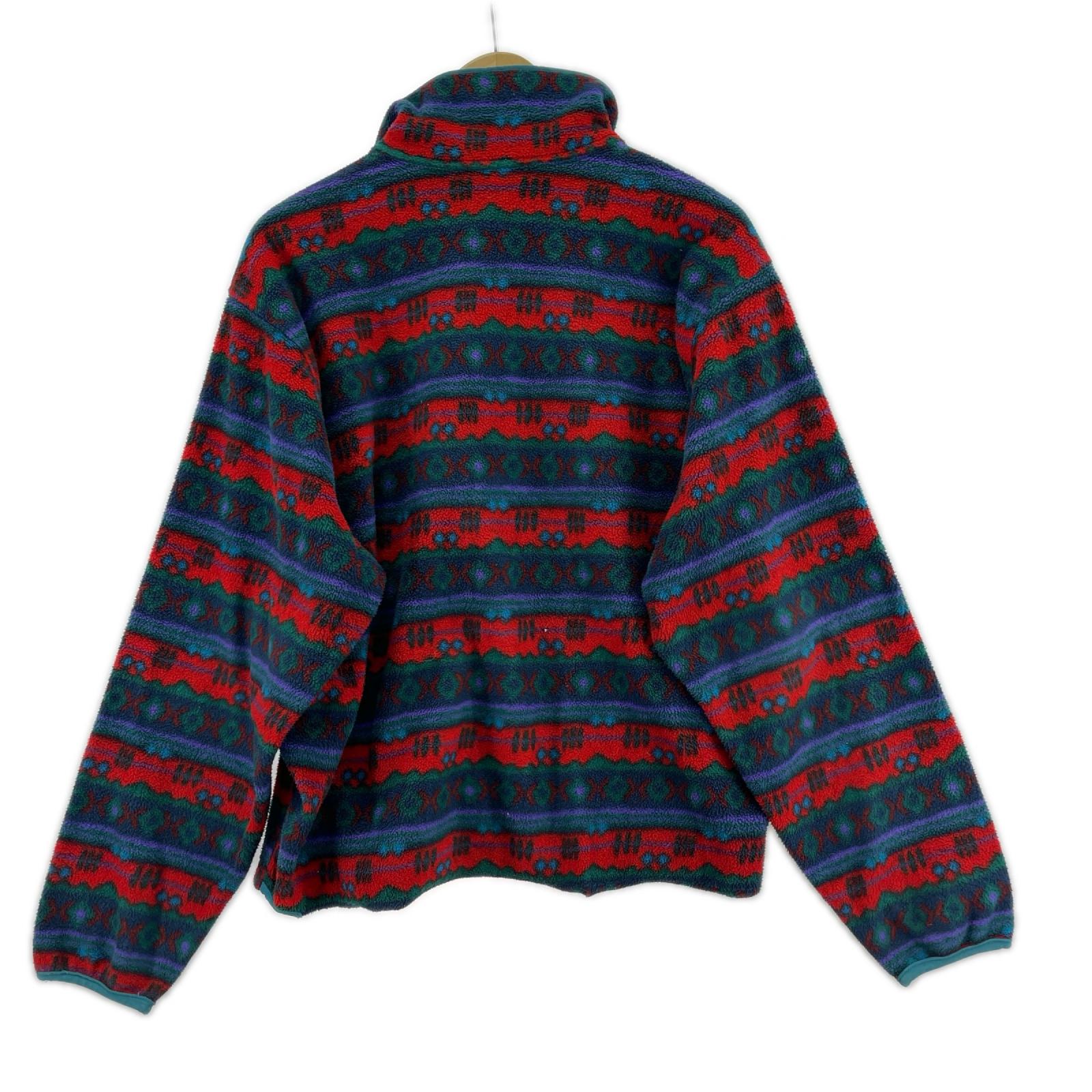 ダウンベスト 90s 青 XL マルチカラー