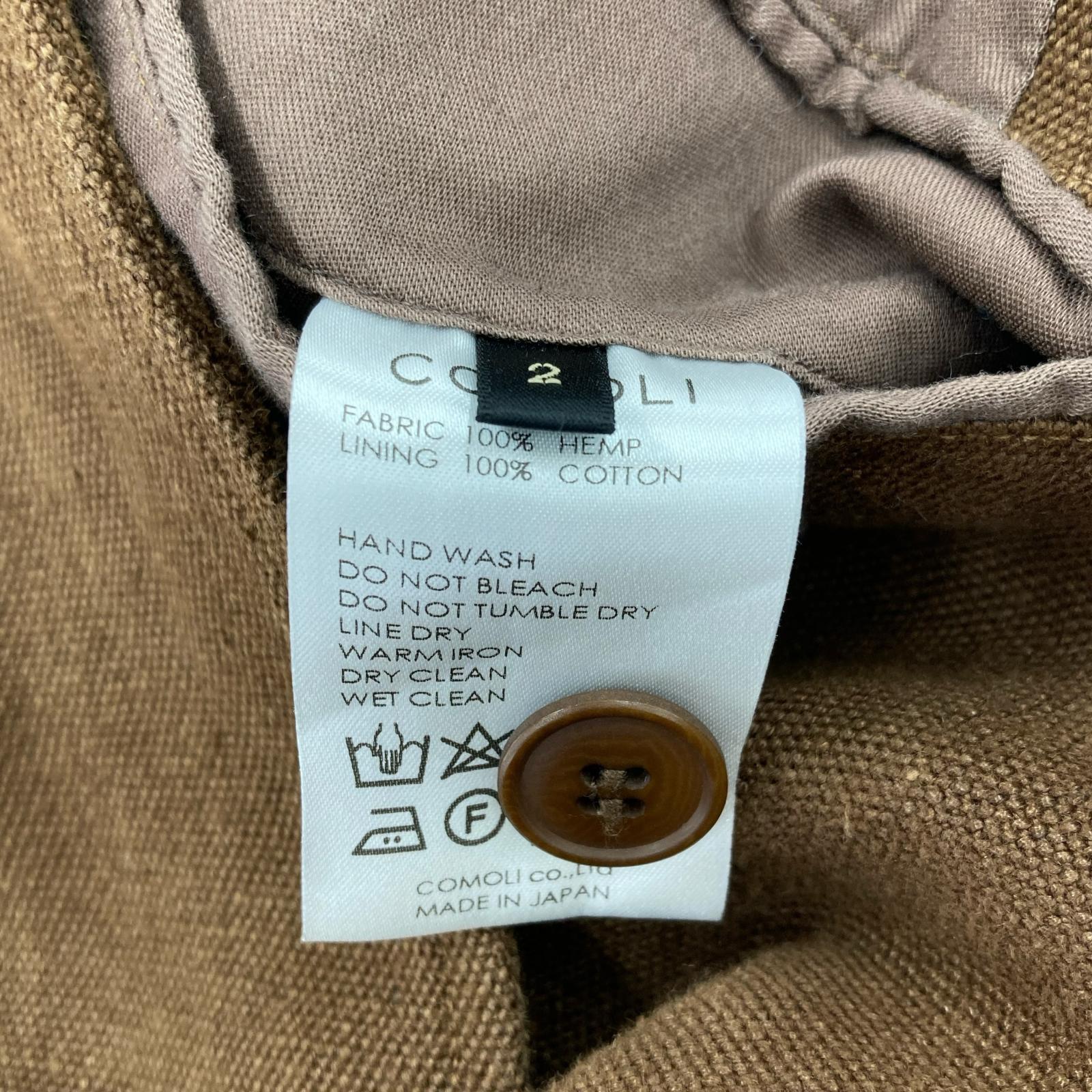 ジャケット × WILD LIFE TAILOR別注 ヘンプダック ハンティングジャケット 2 ブラウン