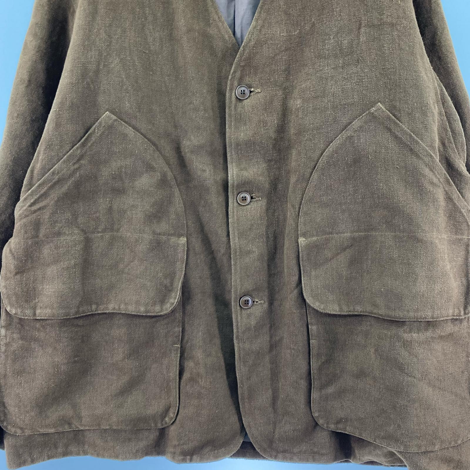 ジャケット × WILD LIFE TAILOR別注 ヘンプダック ハンティングジャケット 2 ブラウン