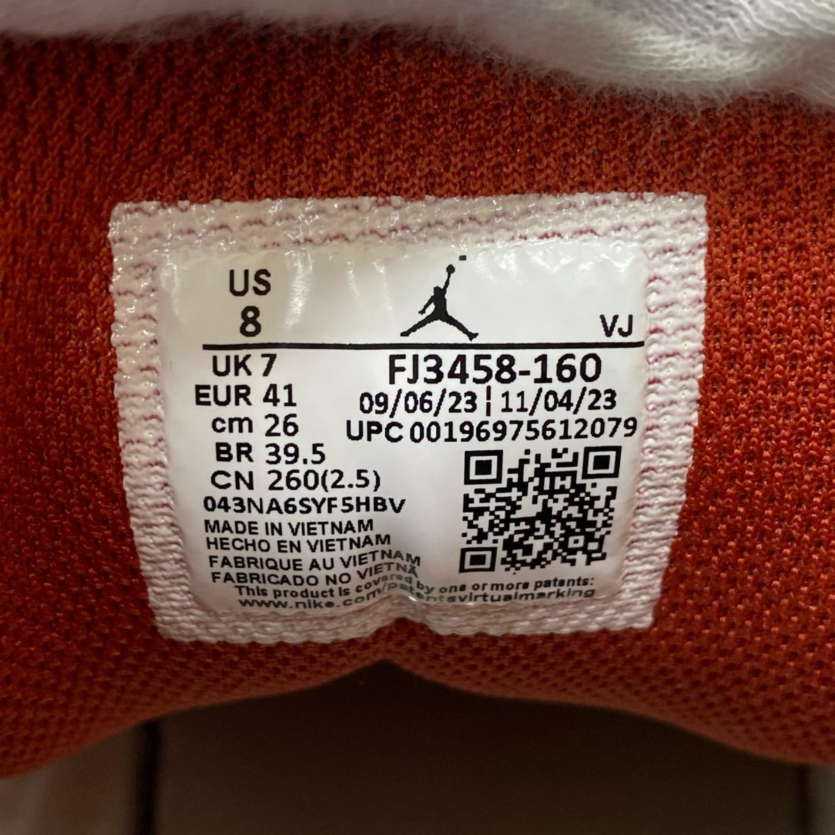 スニーカー Air Jordan 1 Mid SE Dune Red 26cm (US8 UK7 1/2 EU42) ホワイト