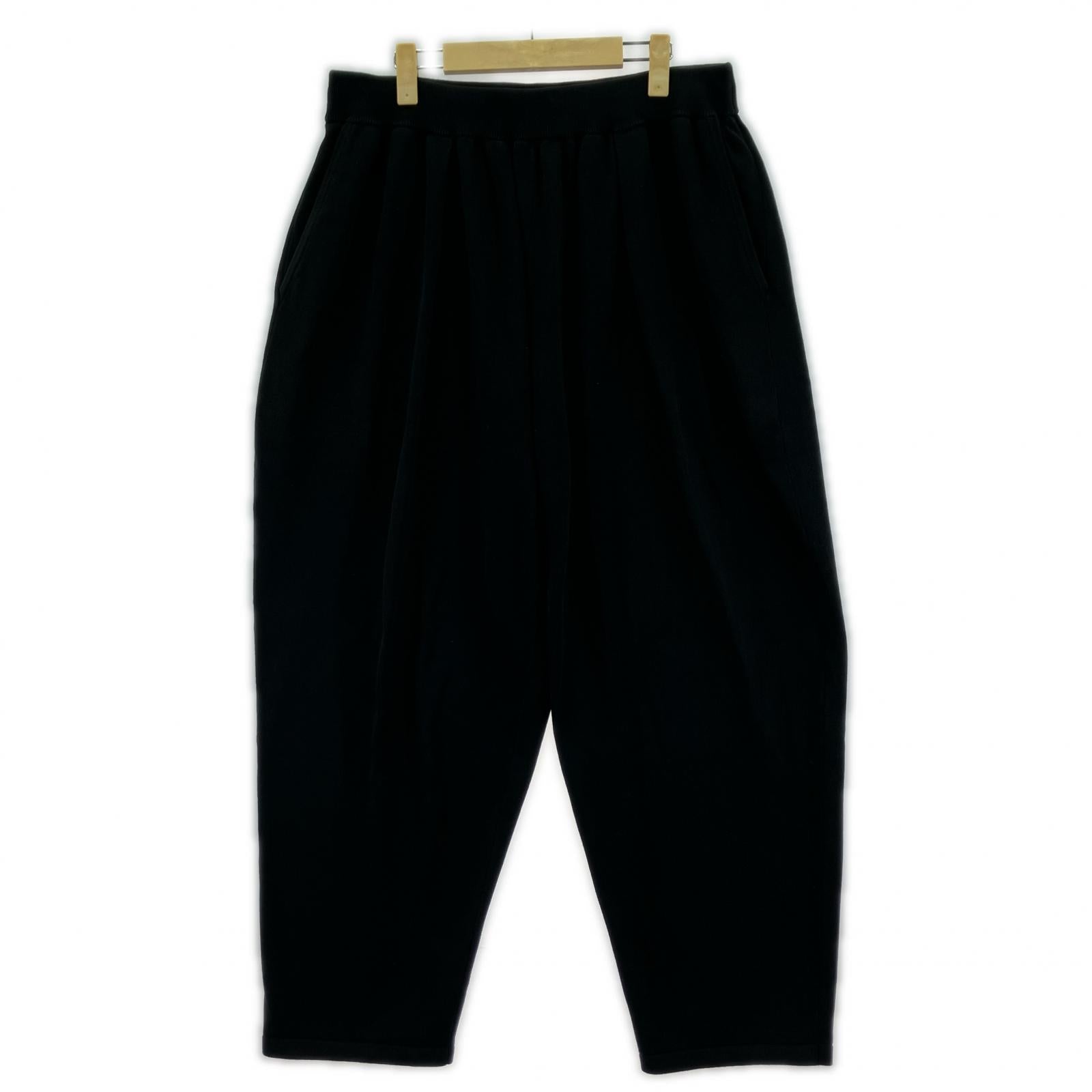 パンツ KNIT TUCK LONG PANTS M ブラック