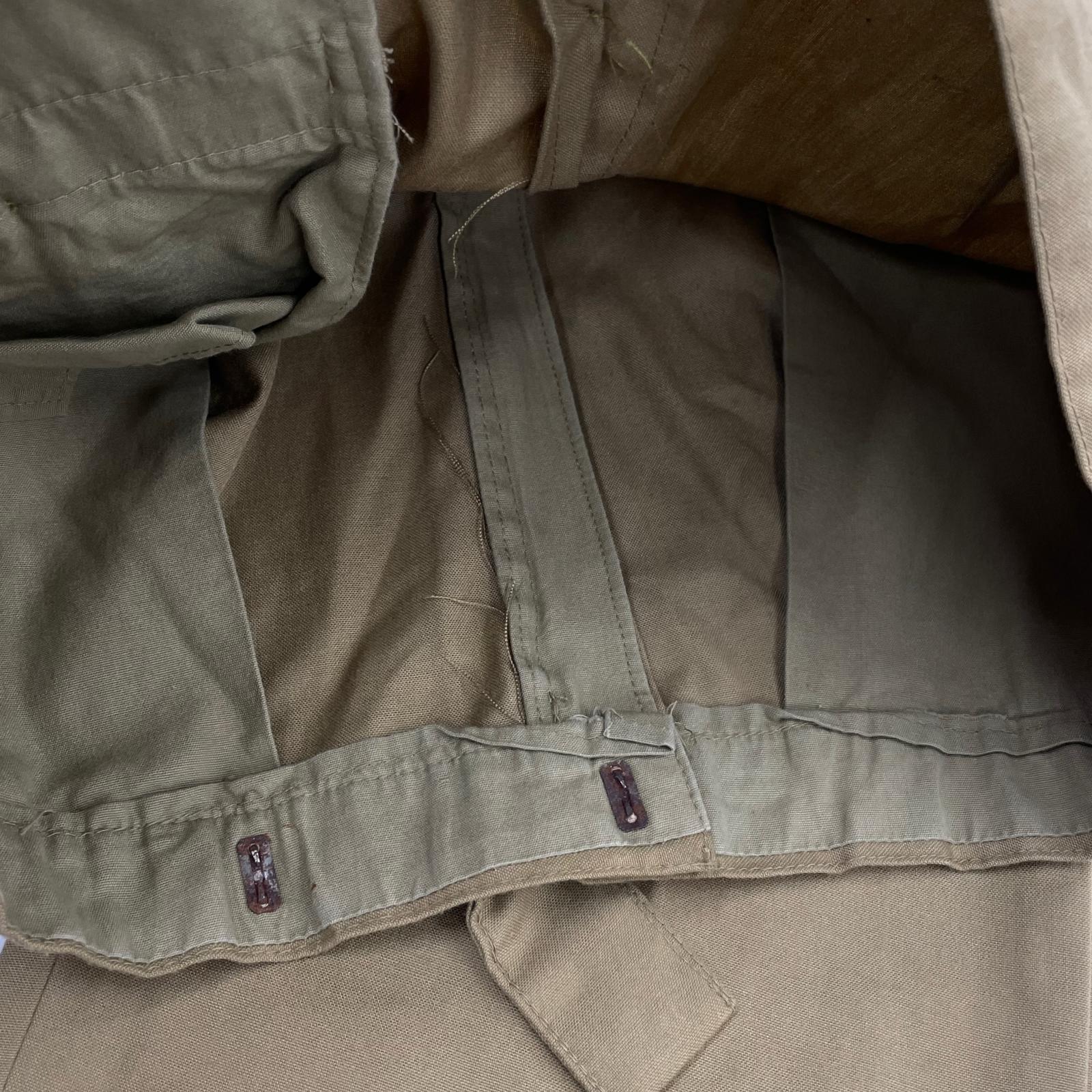 パンツ BSF ZIPPER タックパンツ BEG ベージュ