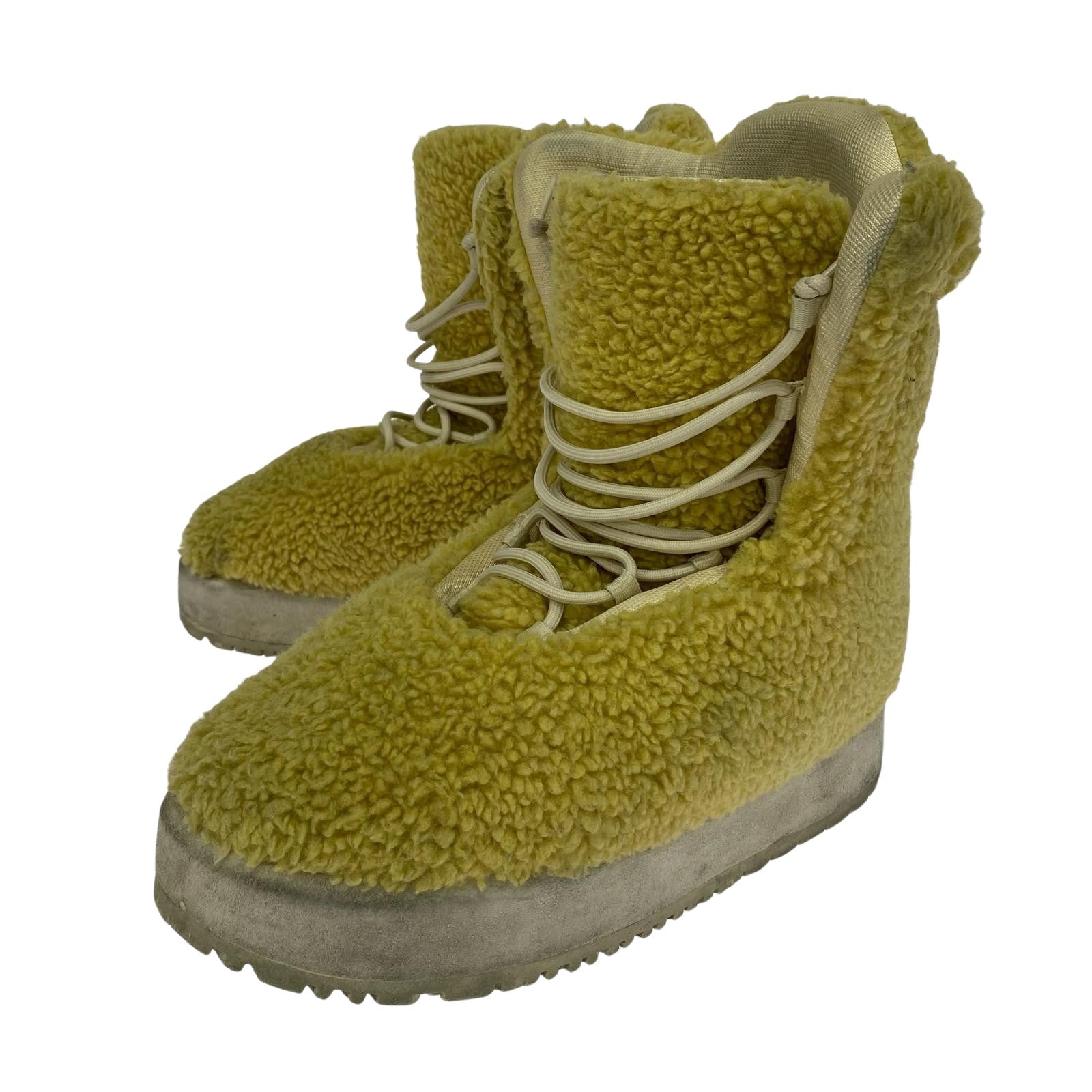 ブーツ PDF PROJECT DOMENICO FORMICHETTI BOOTS FUR ボアブーツ 42 アイボリー