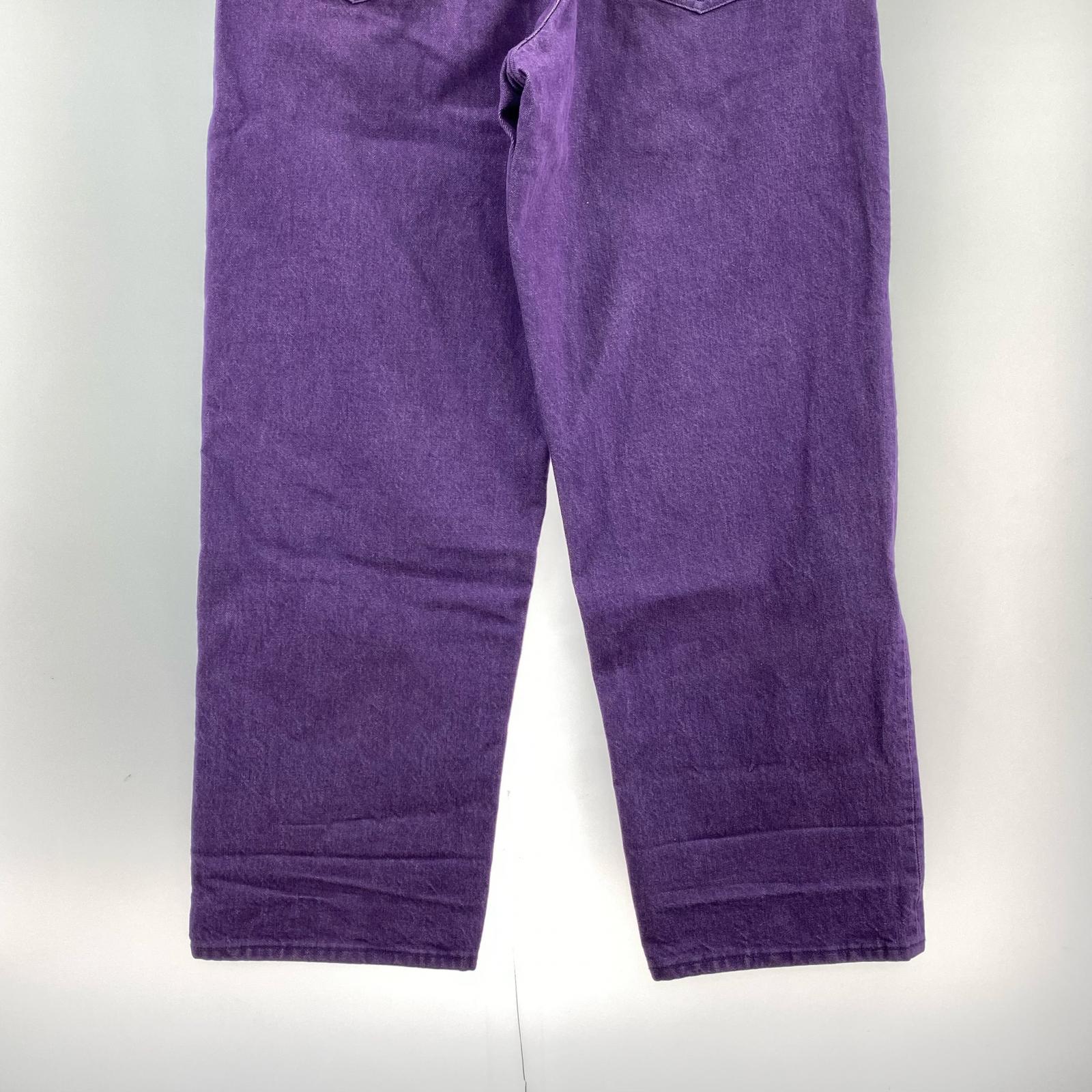 デニムパンツ Baggy Jean purple (34)