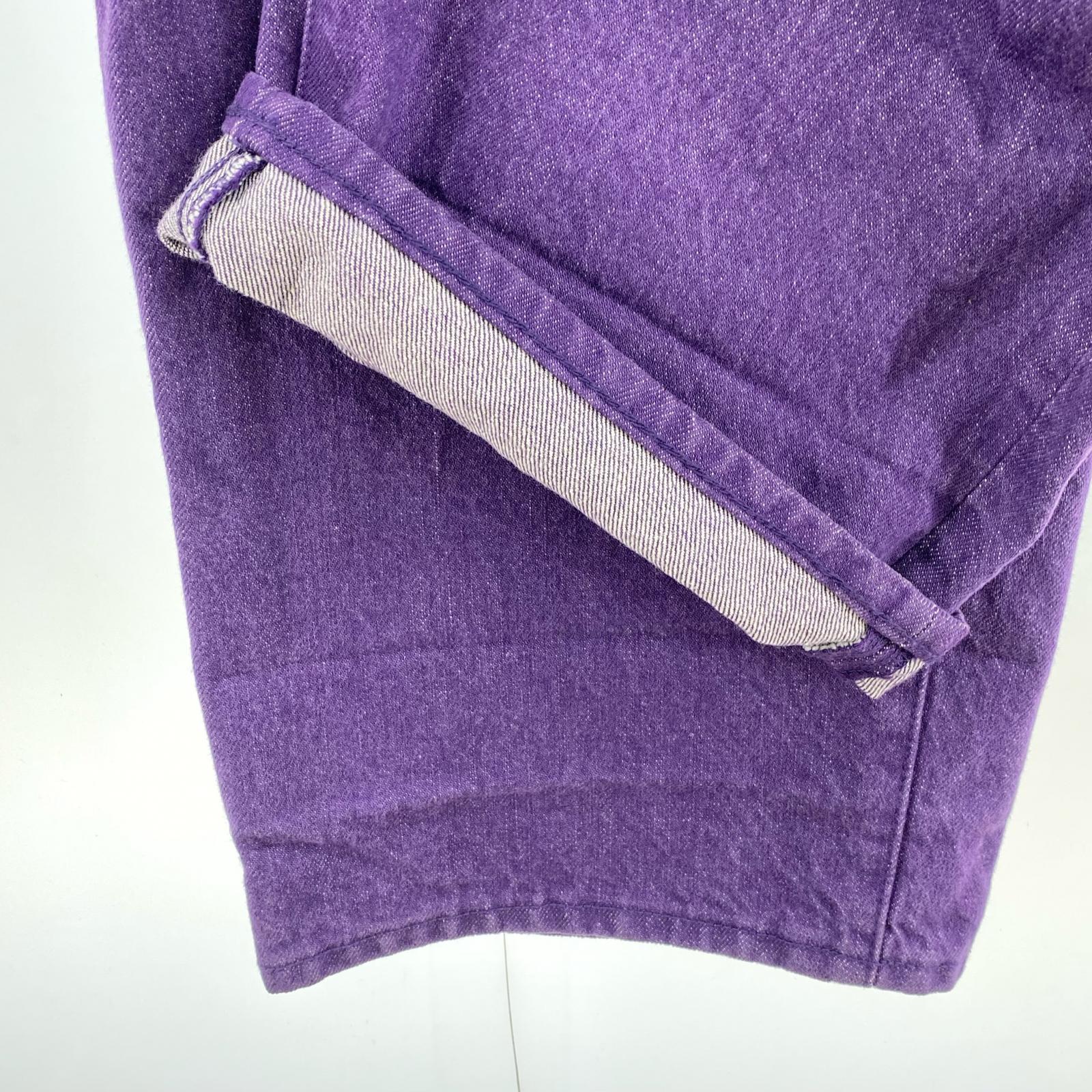 デニムパンツ Baggy Jean purple (34)