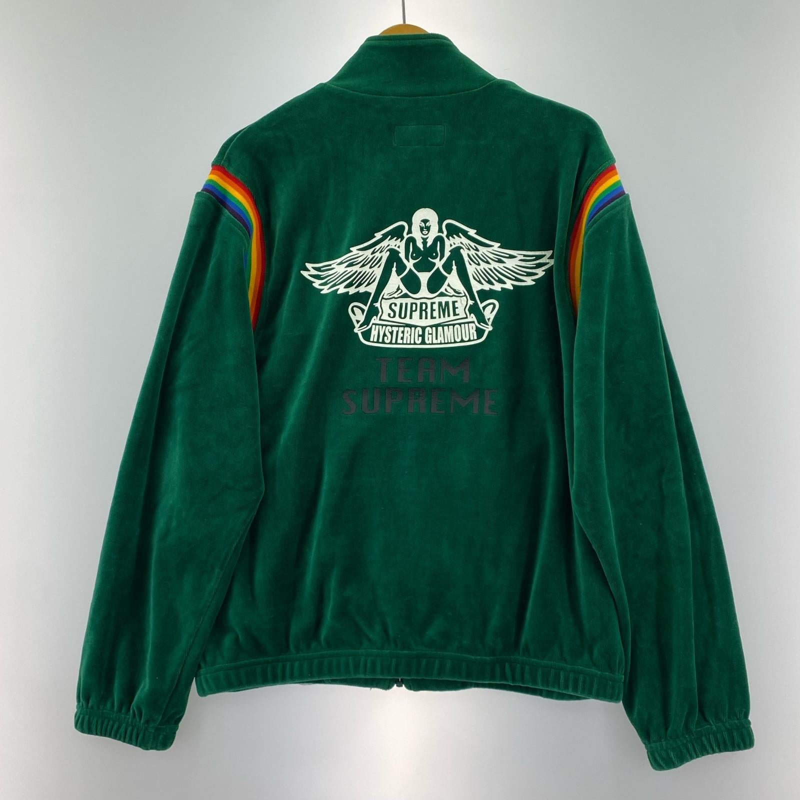 ジャケット ×hystericglamour ベロアジャケット 緑 M グリーン