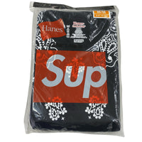 半袖Ｔシャツ HANES BANDANA TAGLESS TEES 2 PACKS 黒 (M) M ブラック