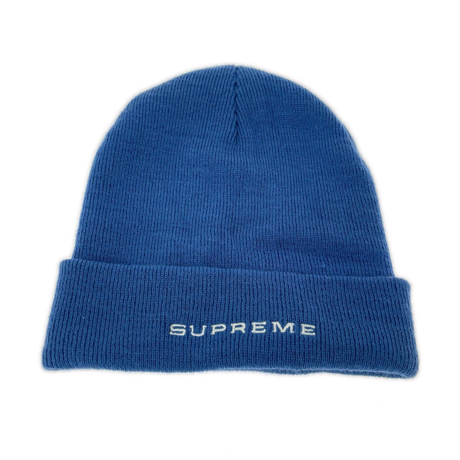 ニットキャップ ×NIKE SNAKESKIN BEANIE BLUE ブルー