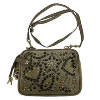 ショルダーバッグ BAG LILY GRAM スタッズ BEG ベージュ