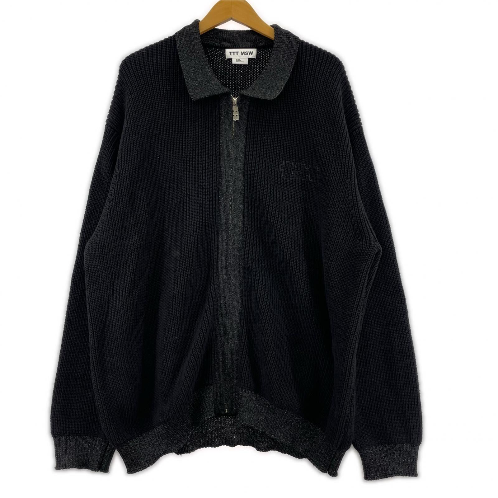 ブルゾン 24SS Lame zip up cardigan XL LL ブラック