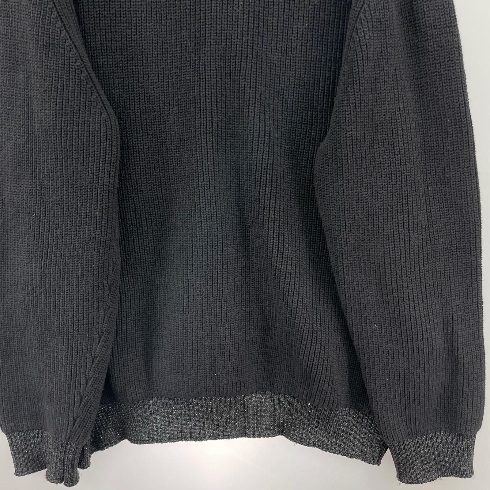 ブルゾン 24SS Lame zip up cardigan XL LL ブラック