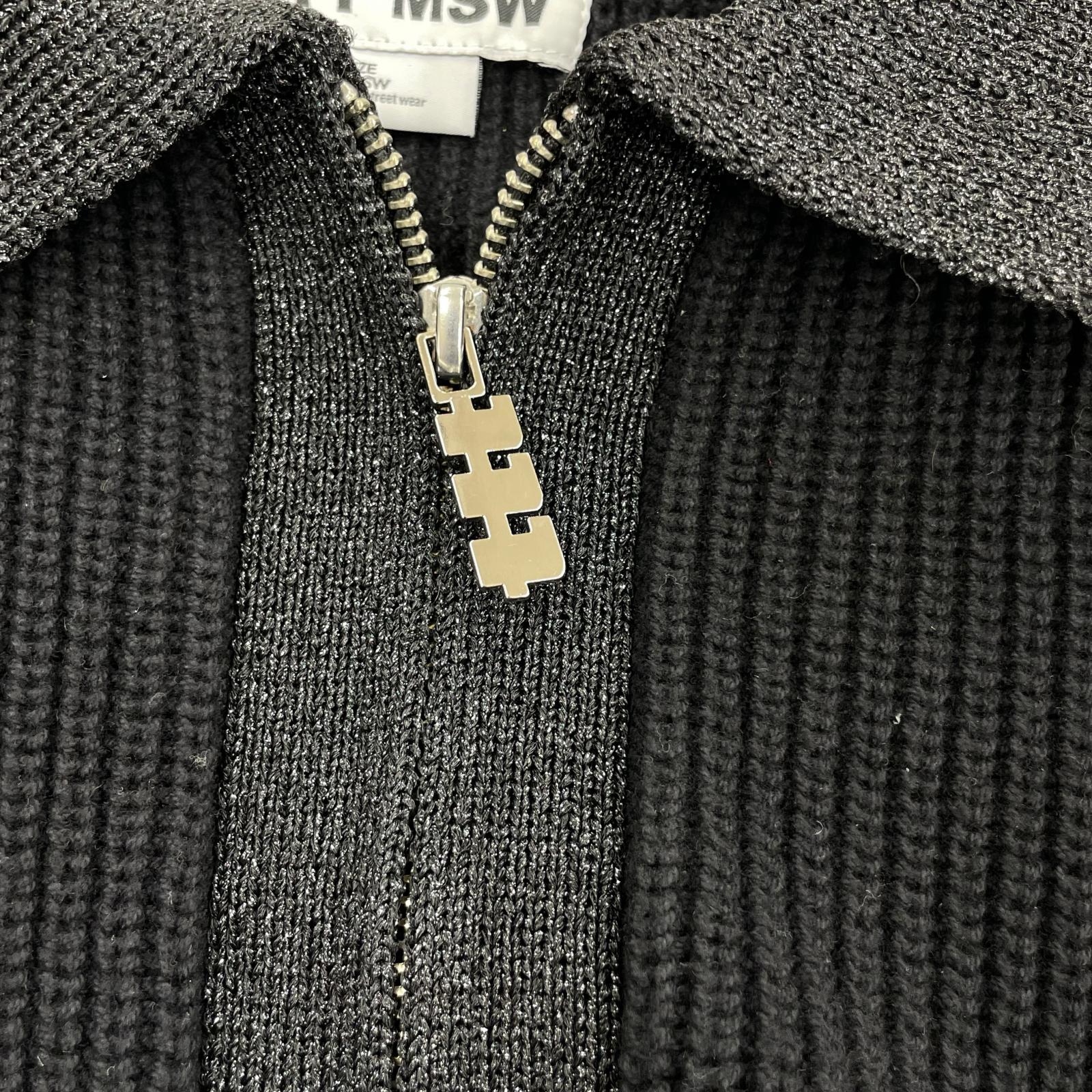 ブルゾン 24SS Lame zip up cardigan XL LL ブラック