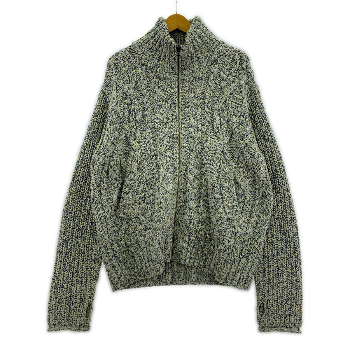 ブルゾン ARAN ZIP SWEATER M マルチカラー