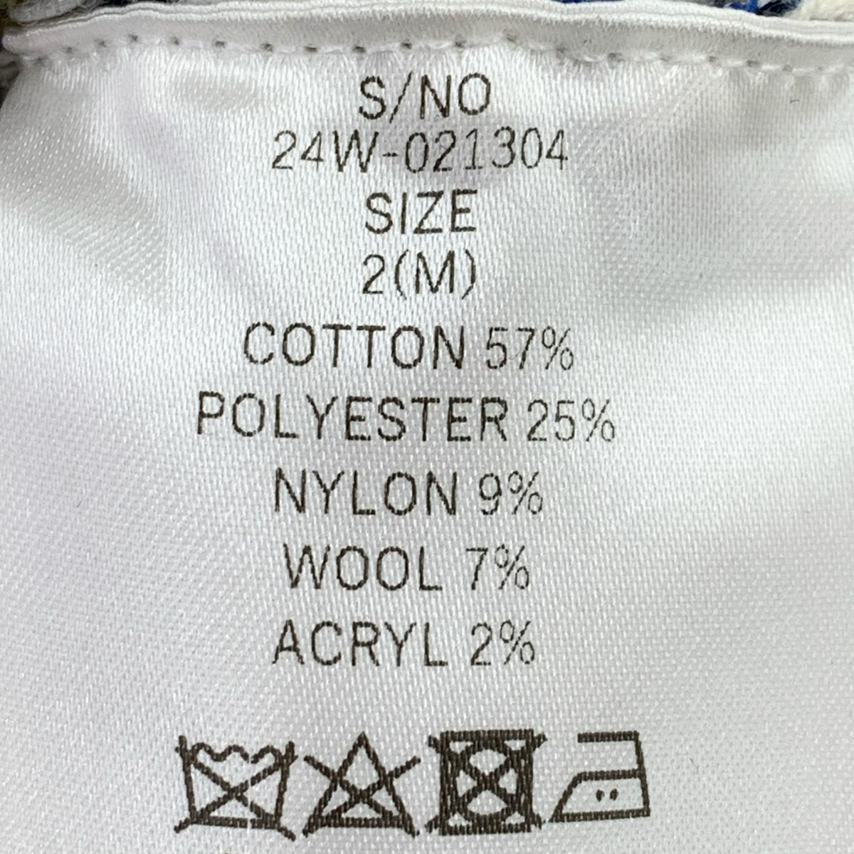 ブルゾン ARAN ZIP SWEATER M マルチカラー