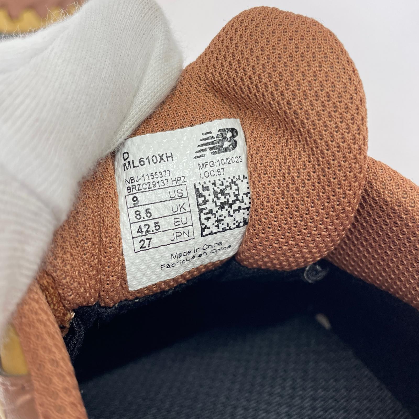 スニーカー ML610XH GORE-TEX ブラウン（27cm） 27cm (US9 UK8 1/2 EU44) ブラウン