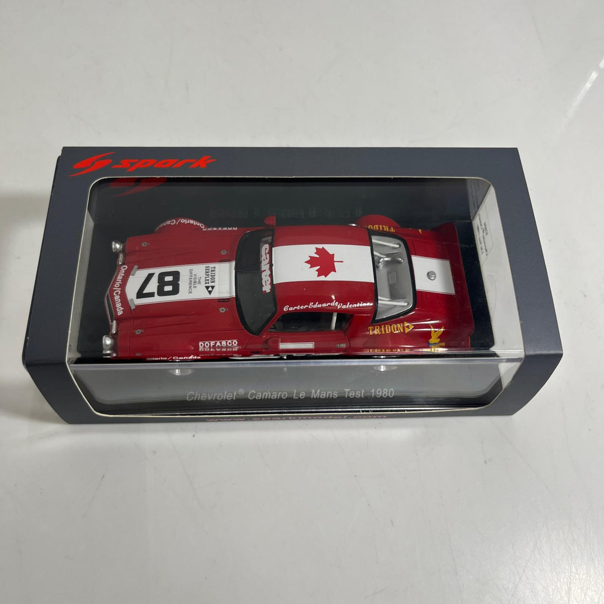 Chevrolet Camaro Le Mans Test 1980 スケールカー