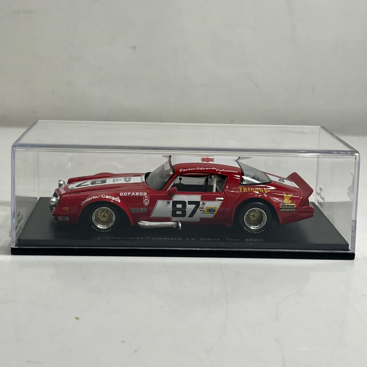 Chevrolet Camaro Le Mans Test 1980 スケールカー