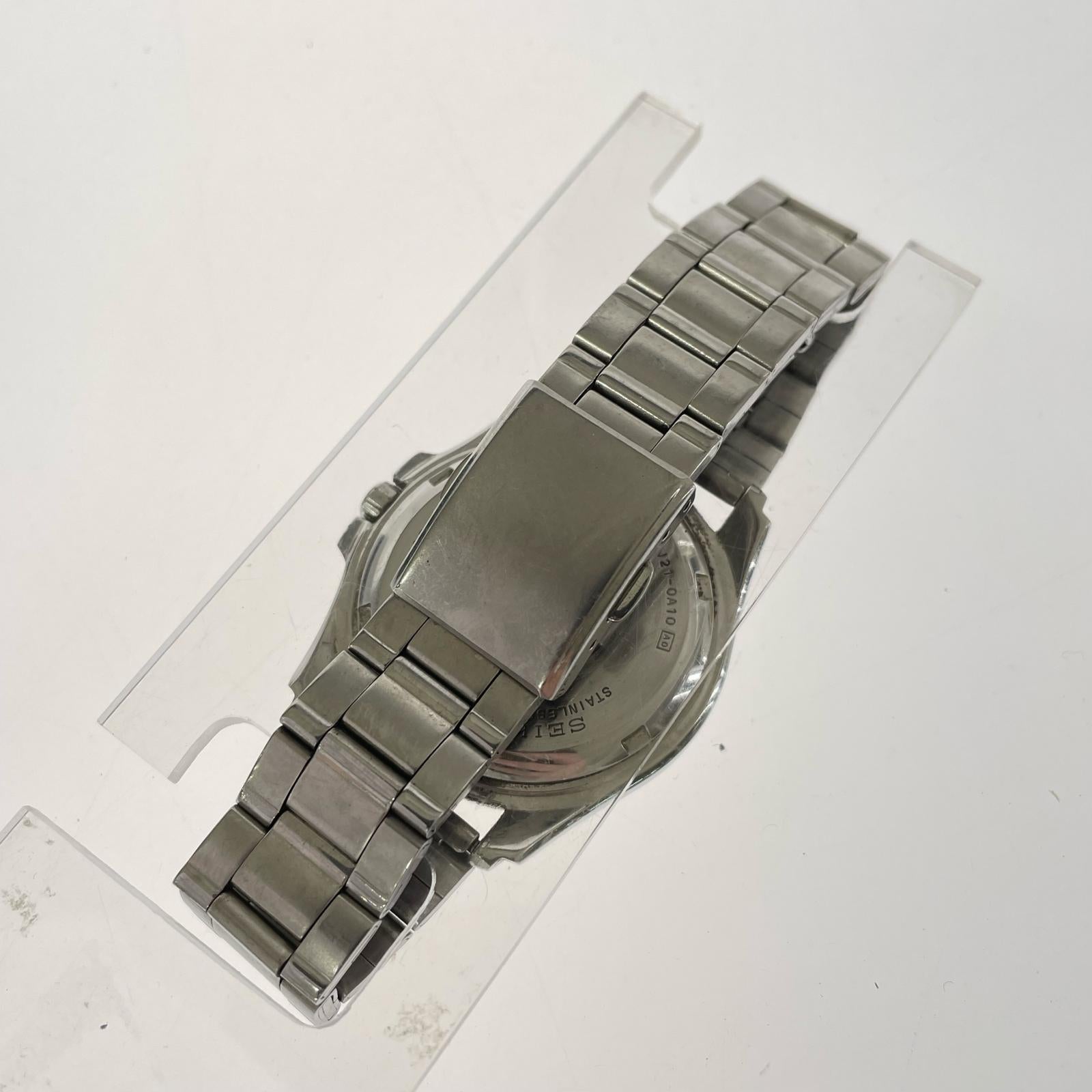 腕時計 SEIKO KINETIC AUTO RELAY 5J21-0A10 シルバー