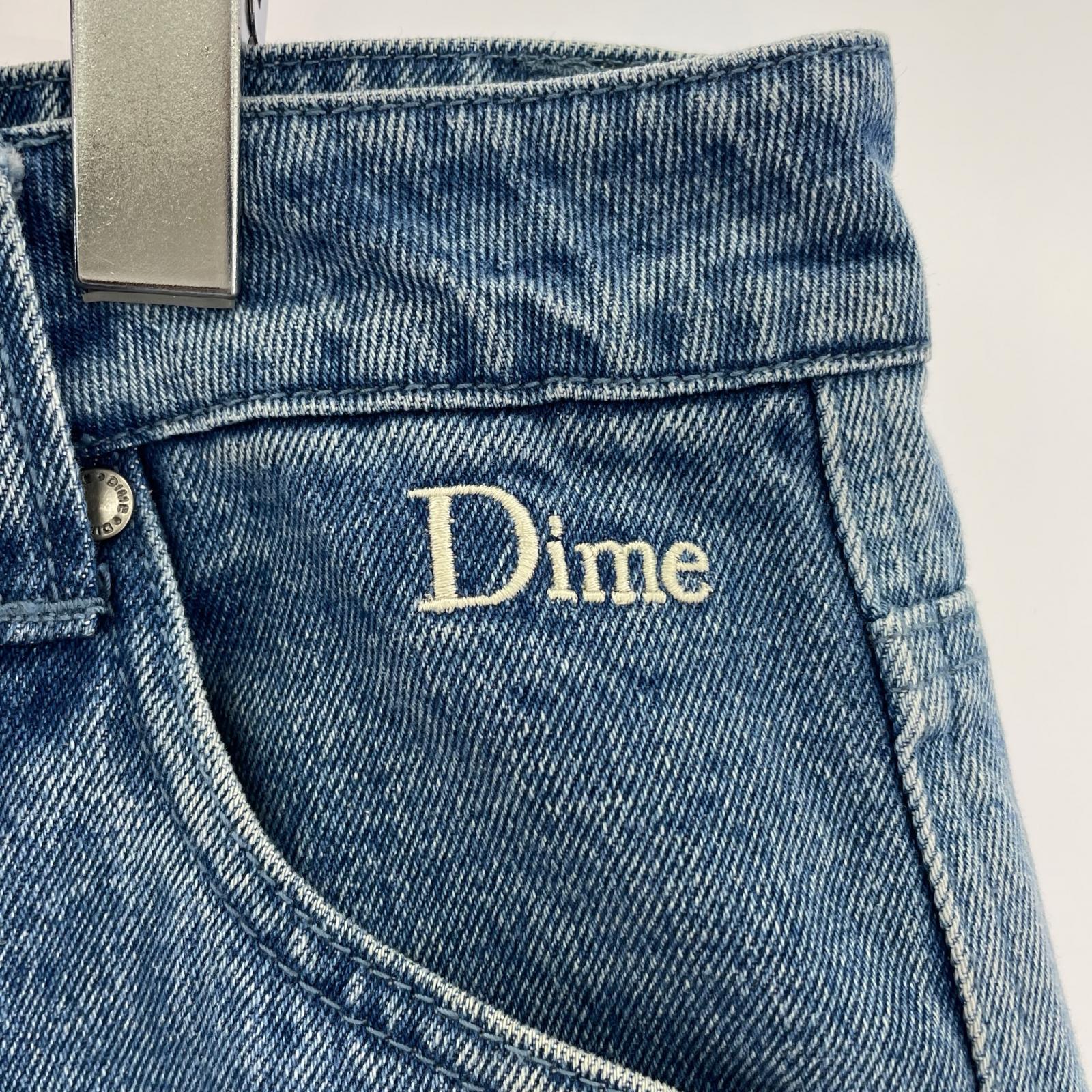 デニムパンツ Dime パッチワーク L ブルー