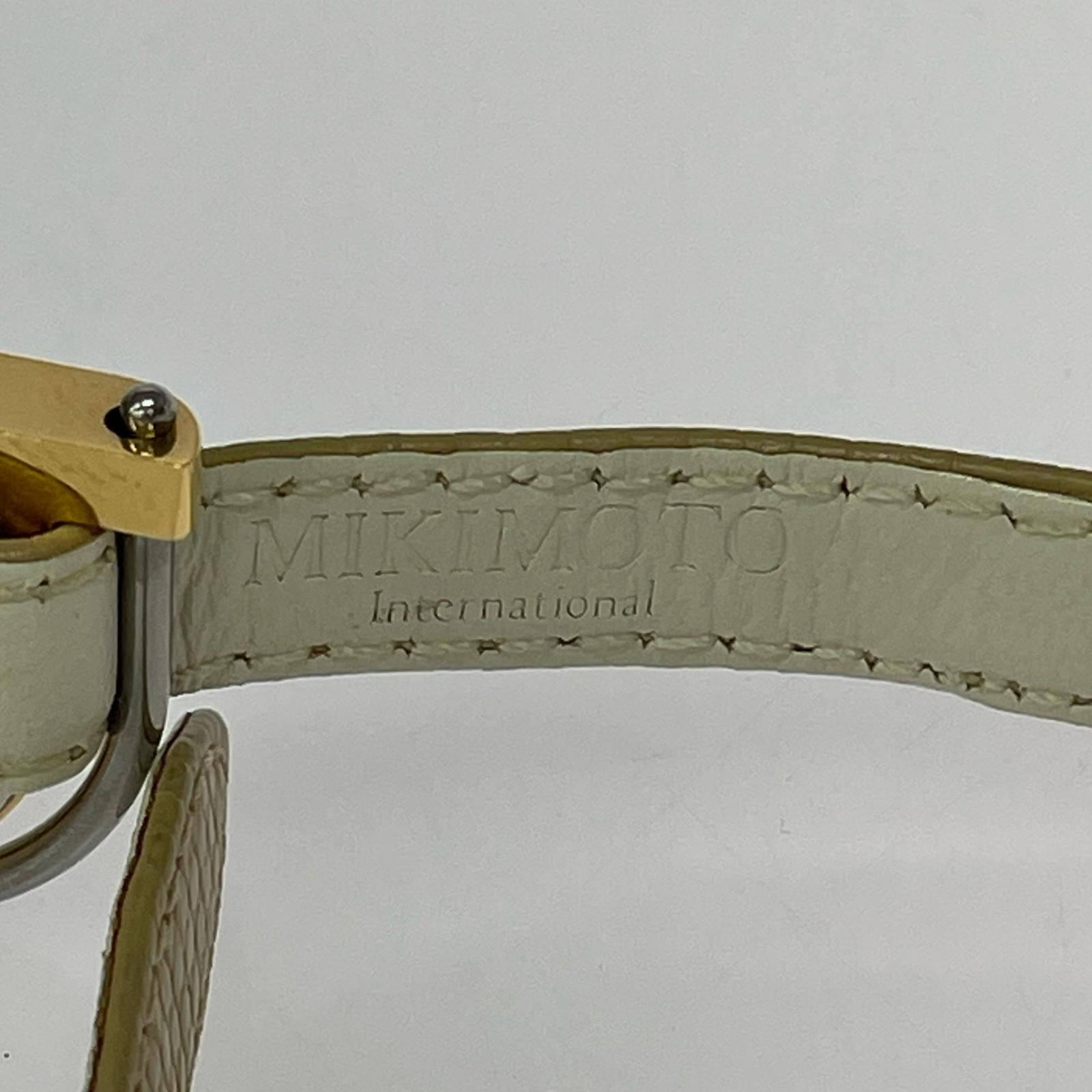 腕時計 MIKIMOTO レディース時計 ベージュ