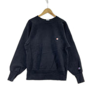 スウェット 90s 刺繍タグ REVERSE WEAVE (M) 黒 M ブラック