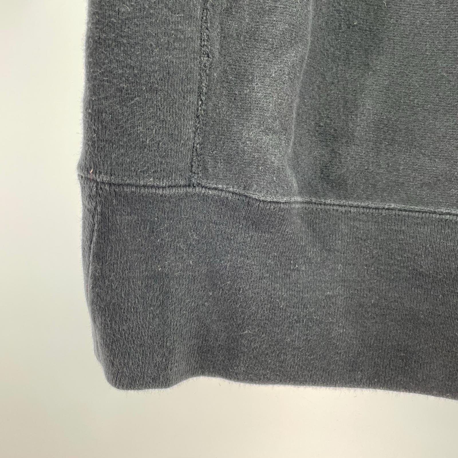 スウェット 90s 刺繍タグ REVERSE WEAVE (M) 黒 M ブラック