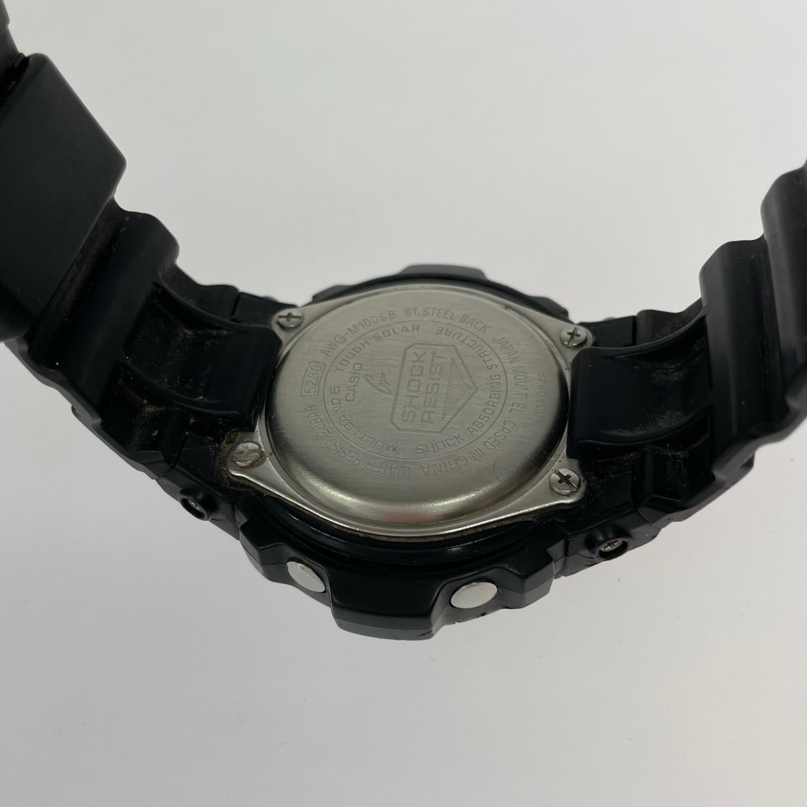 腕時計 AWG-M100SB ブラック