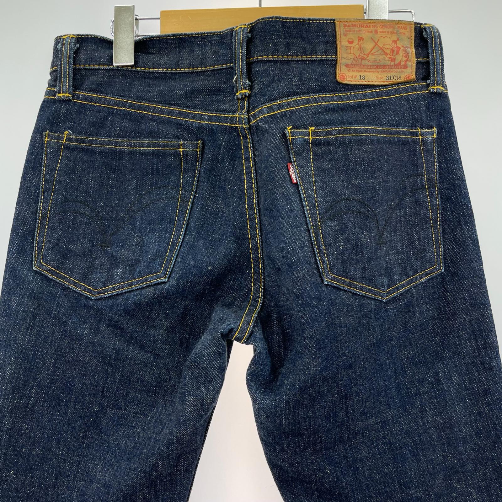 デニムパンツ SAMURAI JEANS LOT.18 S513XXBL ブーツカットデニム (31×34) ブルー