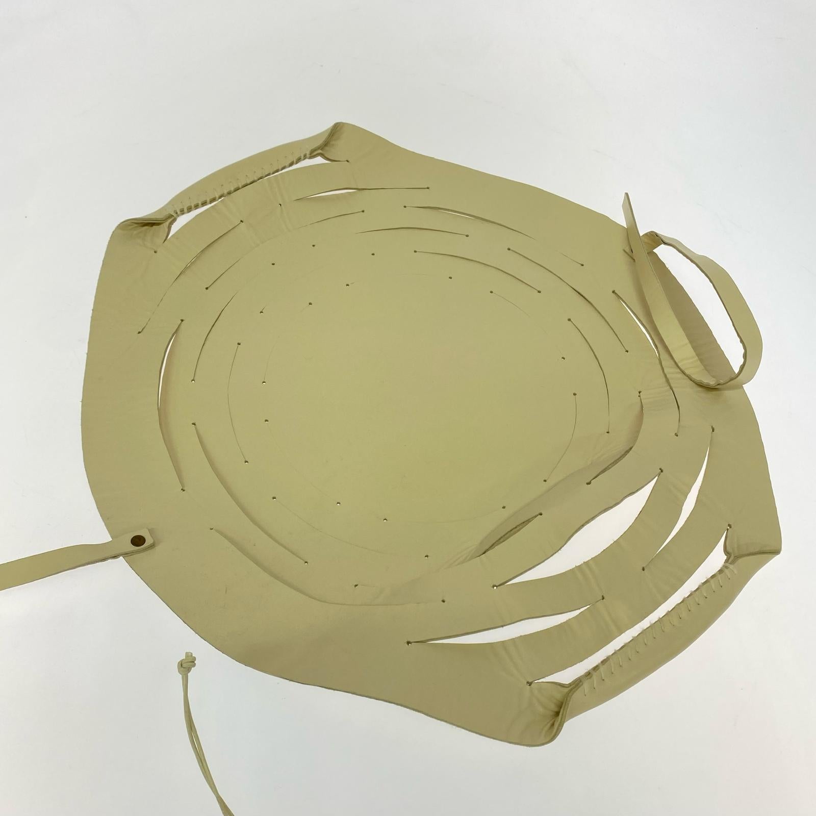 ハンドバッグ MAISON N.H PARIS メッシュハンドバッグ 巾着 ベージュ