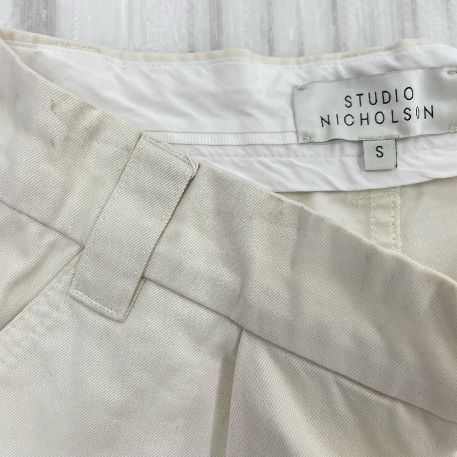 パンツ タックコットンパンツ IVO (30) S ホワイト