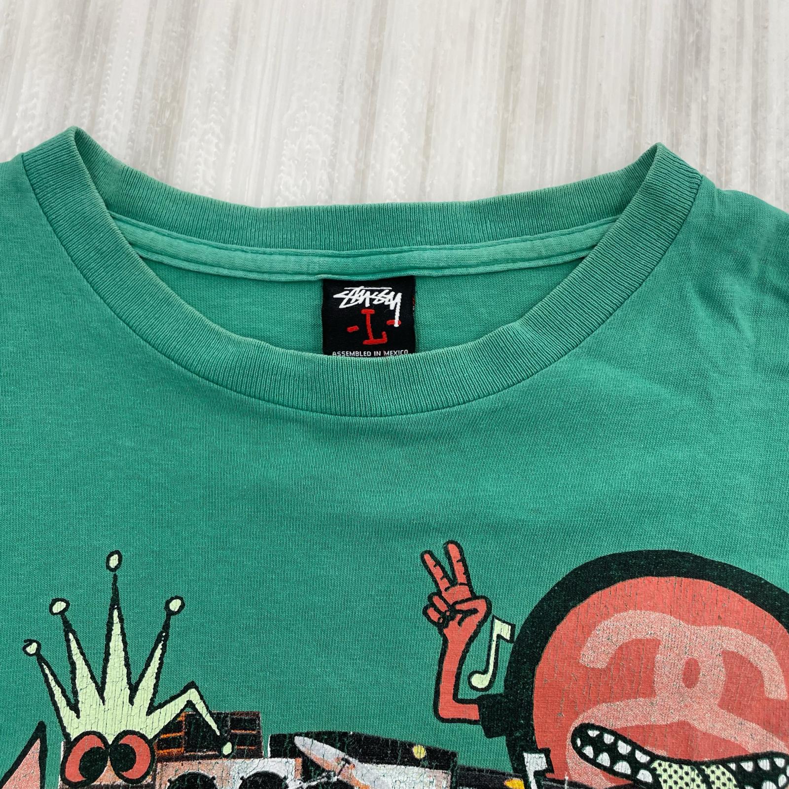 半袖Ｔシャツ 00s Musical　Instrument L グリーン