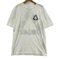 半袖Ｔシャツ PALACE Skateboards ﾊﾞｯｸﾌﾟﾘﾝﾄﾛｺﾞTee 白 (M) M ホワイト