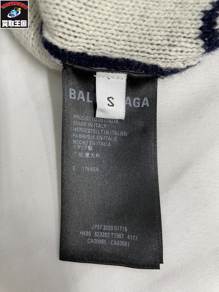 20AW ALL OVER LOGO CREWNECK/S/ネイビー