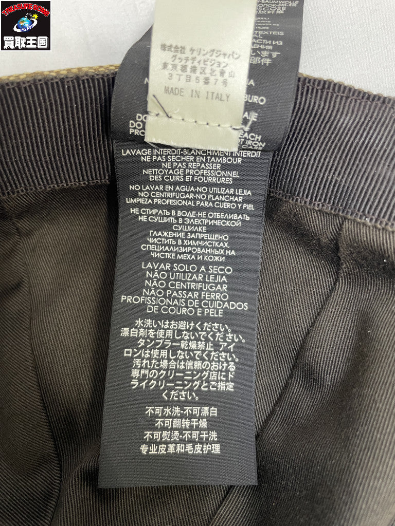 GUCCI/GGキャンバス/ベースボールキャップ