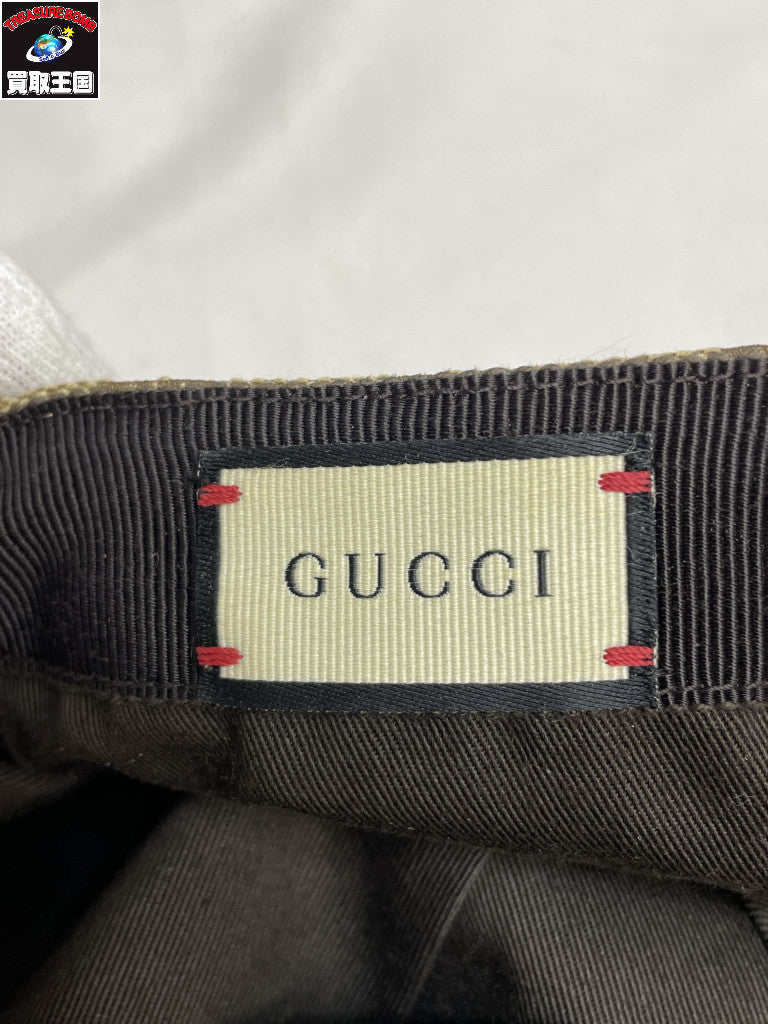 GUCCI/GGキャンバス/ベースボールキャップ