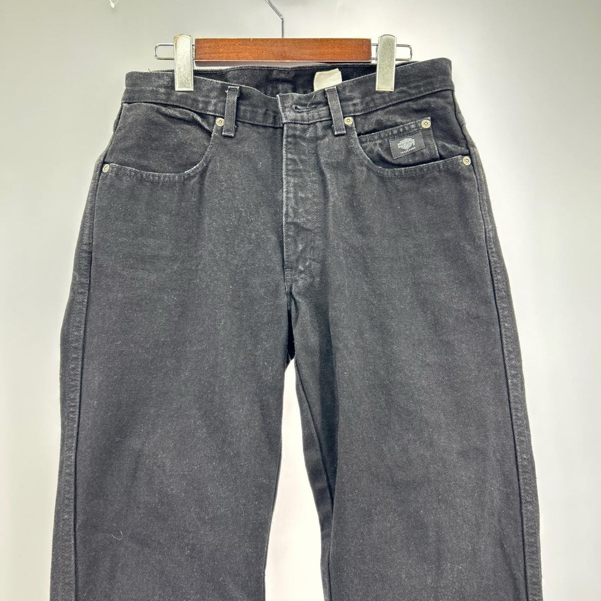 デニムパンツ Harley-Davidson ﾌﾞﾗｯｸﾃﾞﾆﾑ 31 ブラック
