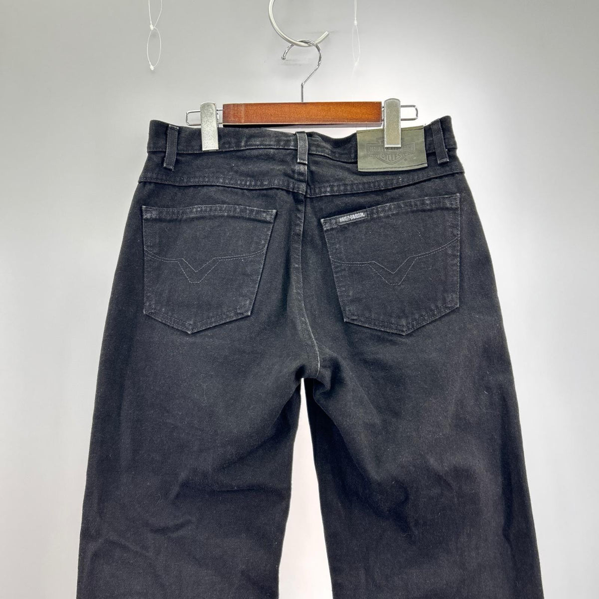 デニムパンツ Harley-Davidson ﾌﾞﾗｯｸﾃﾞﾆﾑ 31 ブラック