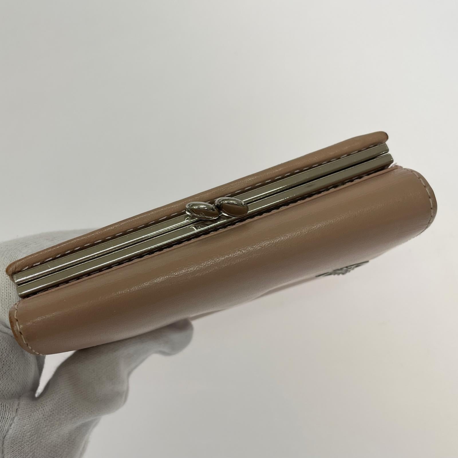 コンパクトウォレット 3つ折り財布　ピンク ピンク