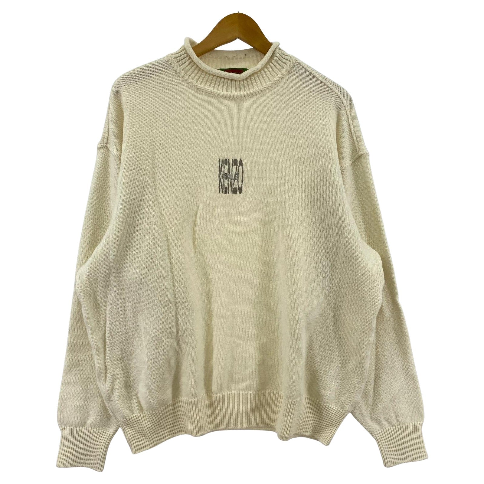 ニット GOLF ロールネックセーター BEG 4 4 ホワイト