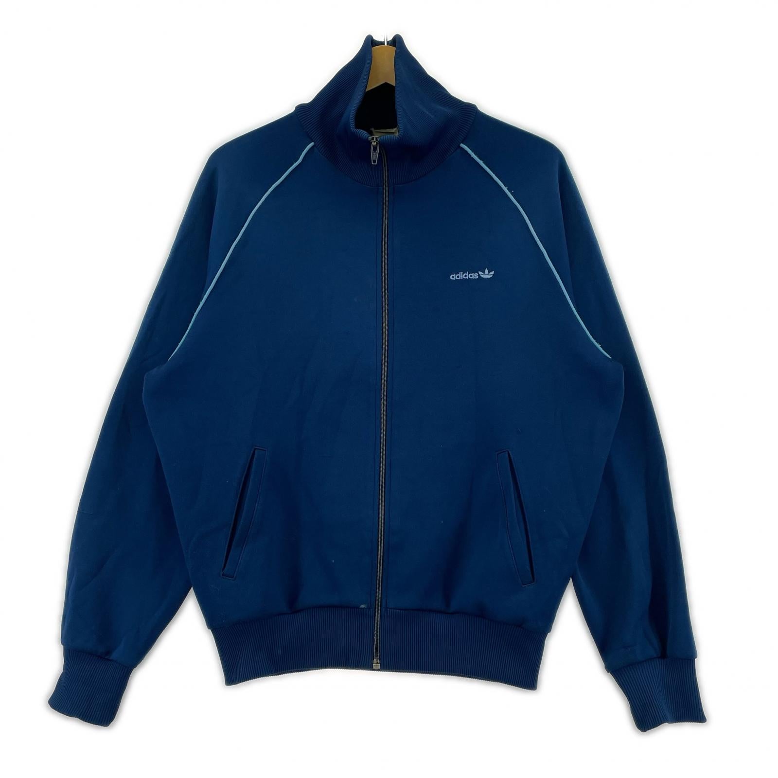 ジャケット 80s トラックジャケット BLU L L ブルー