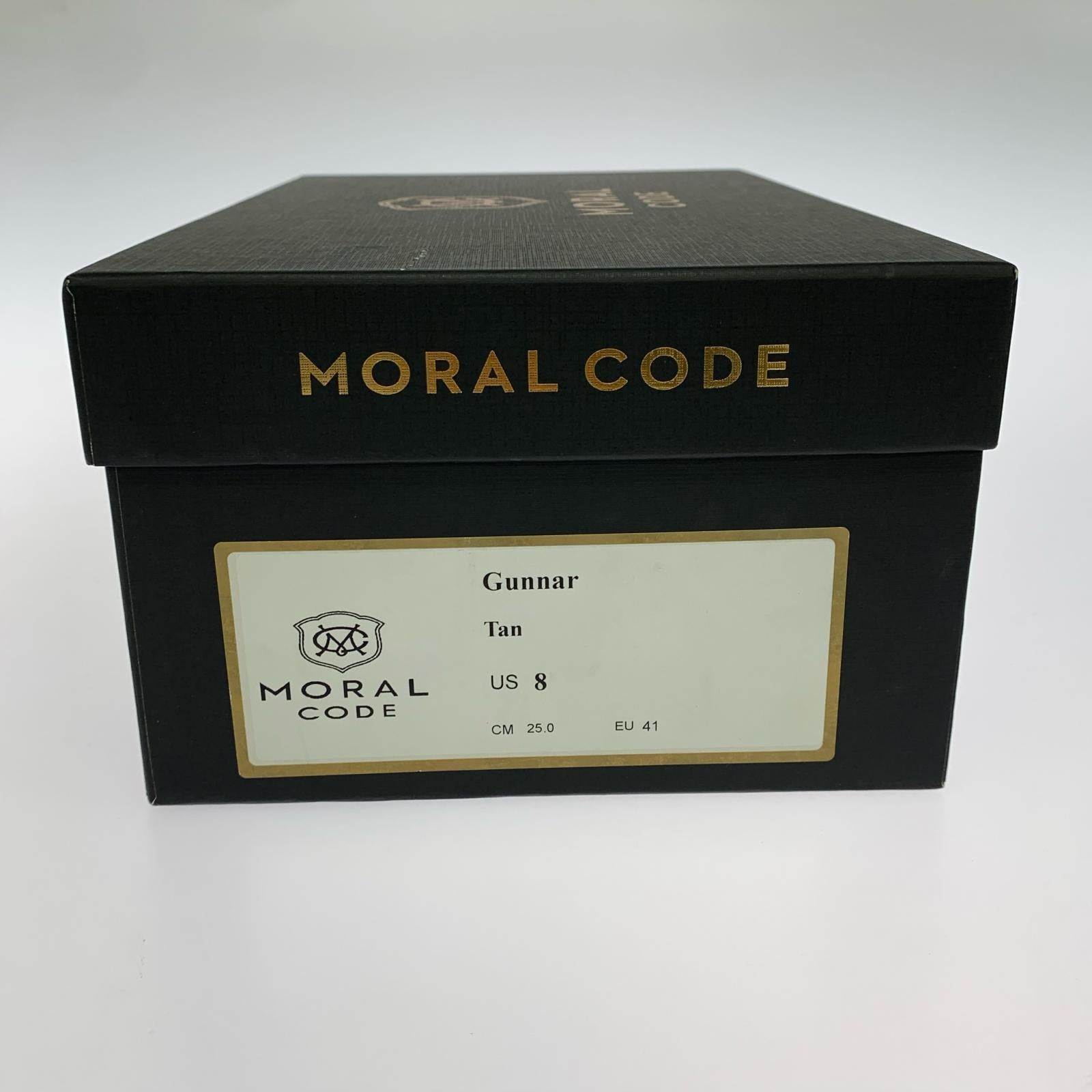 シューズ MORAL CODE　茶　革靴 ブラウン
