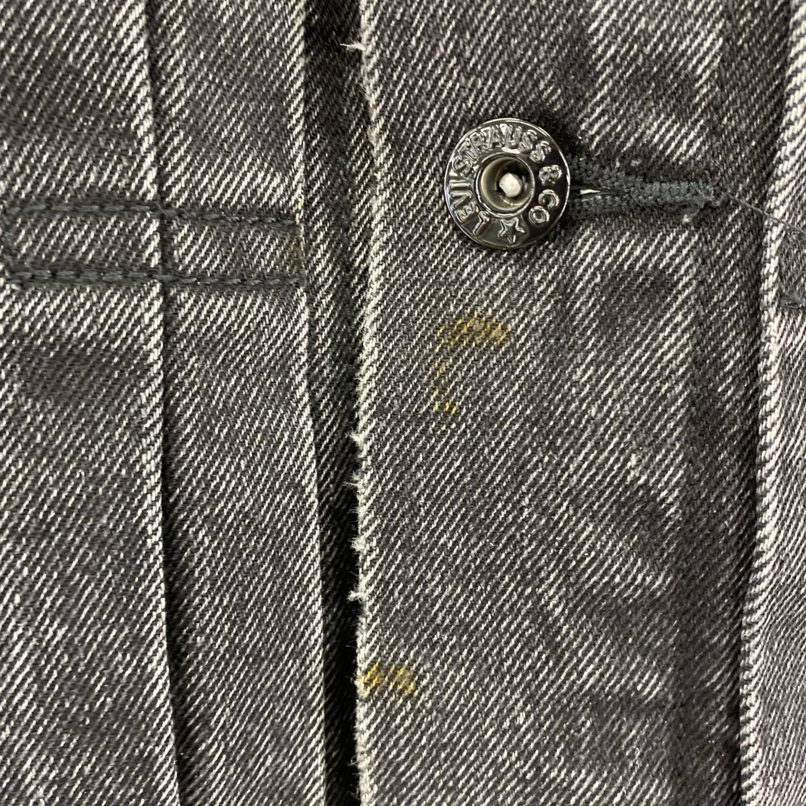 デニムジャケット PREMIUM/EDIFICE別注 Type1 Trucker Jacket ブラック