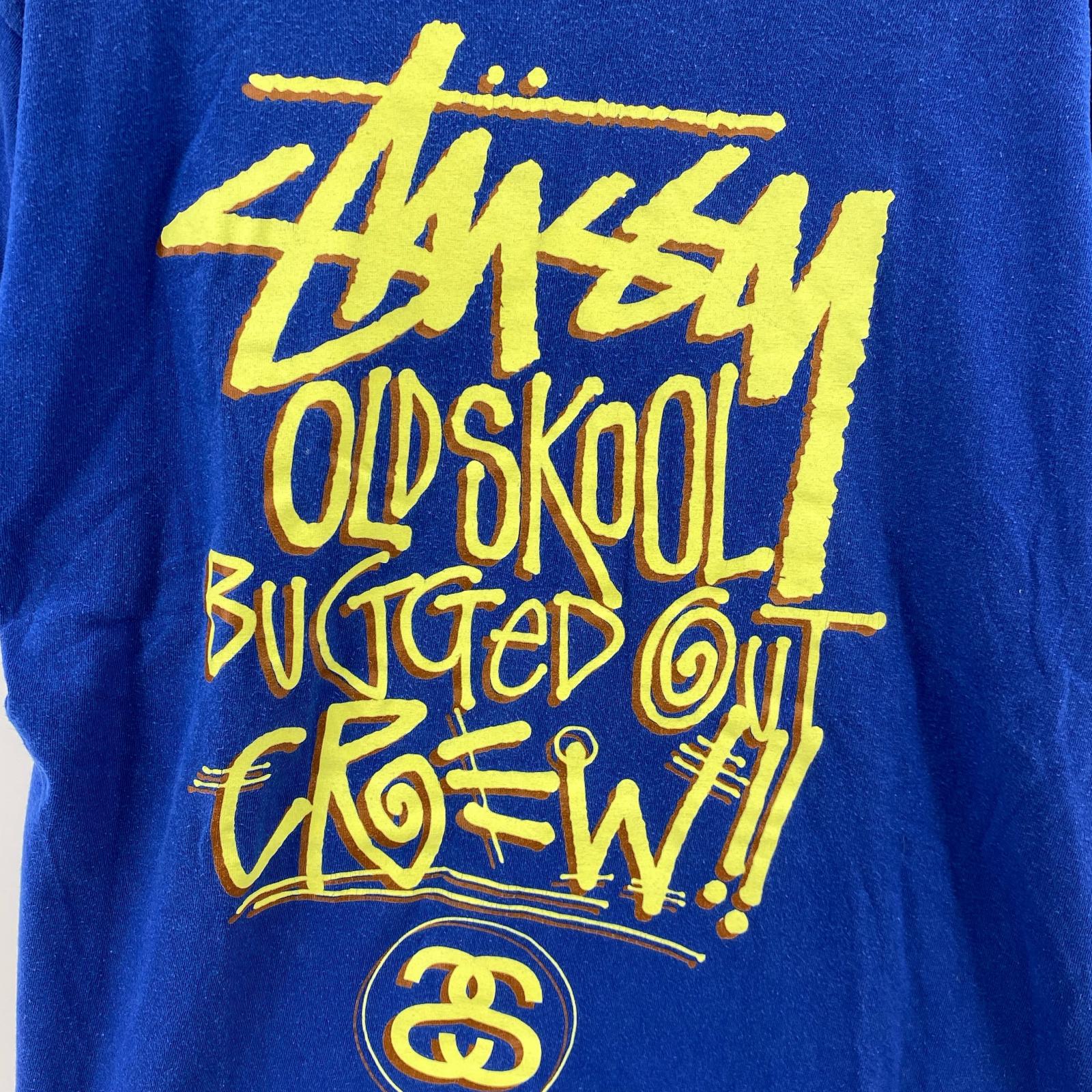 半袖Ｔシャツ STUSSY ワールドツアー S/S TEE 青 (L) L ブルー