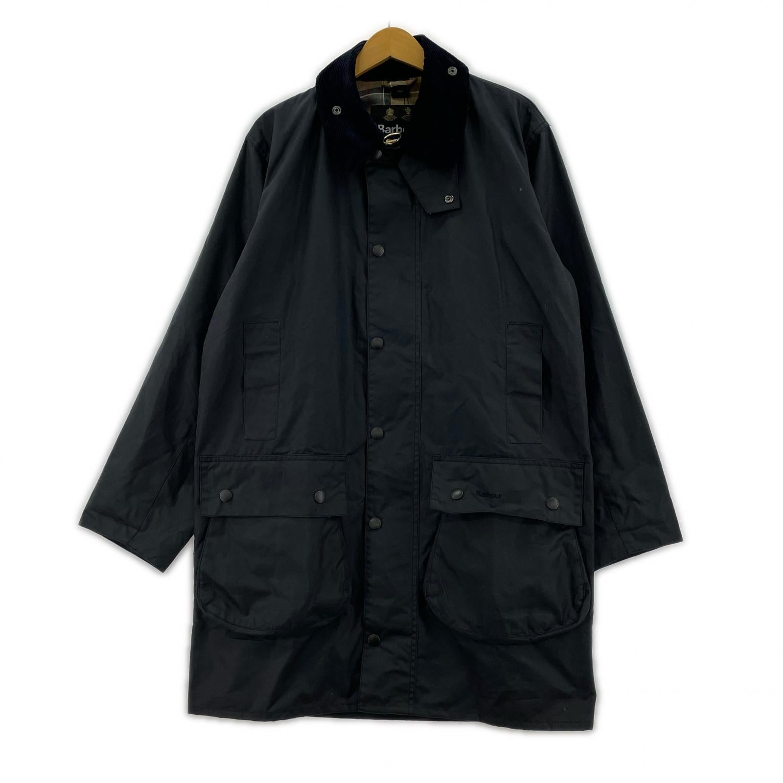 ジャケット Border Wax Jacket コート ネイビー (38) 38 ブラック