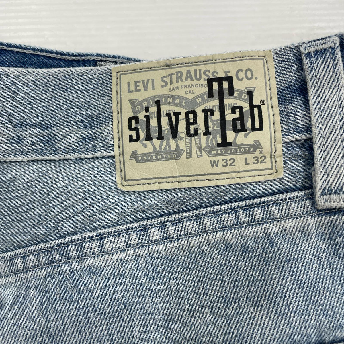 デニムパンツ SILVER TAB ｽﾄﾚｰﾄﾊﾟﾝﾂ (W35) 32 ブルー