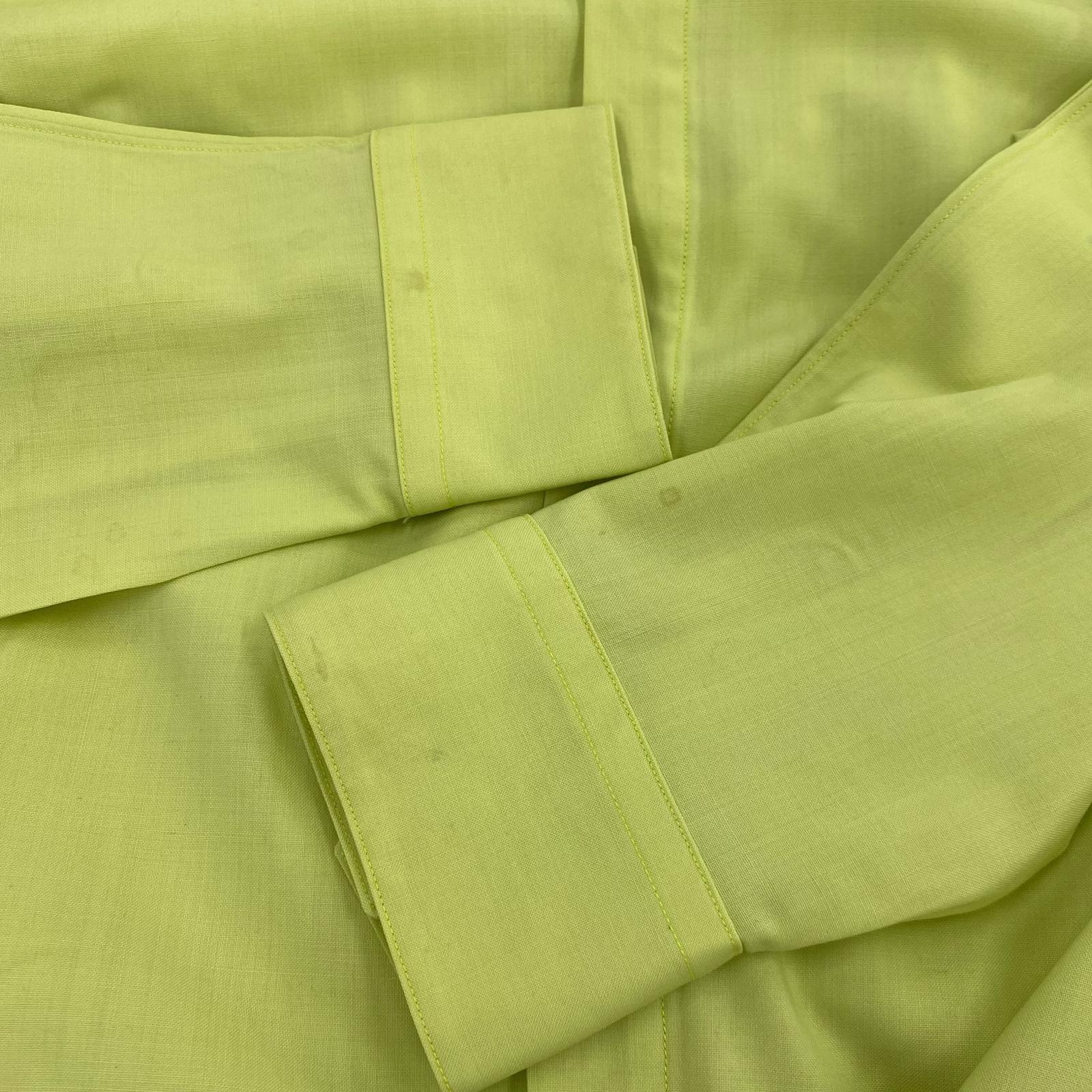 長袖シャツ Wool Shirts 1 イエロー