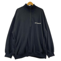 スウェット ハーフジップPO（L) L ブラック
