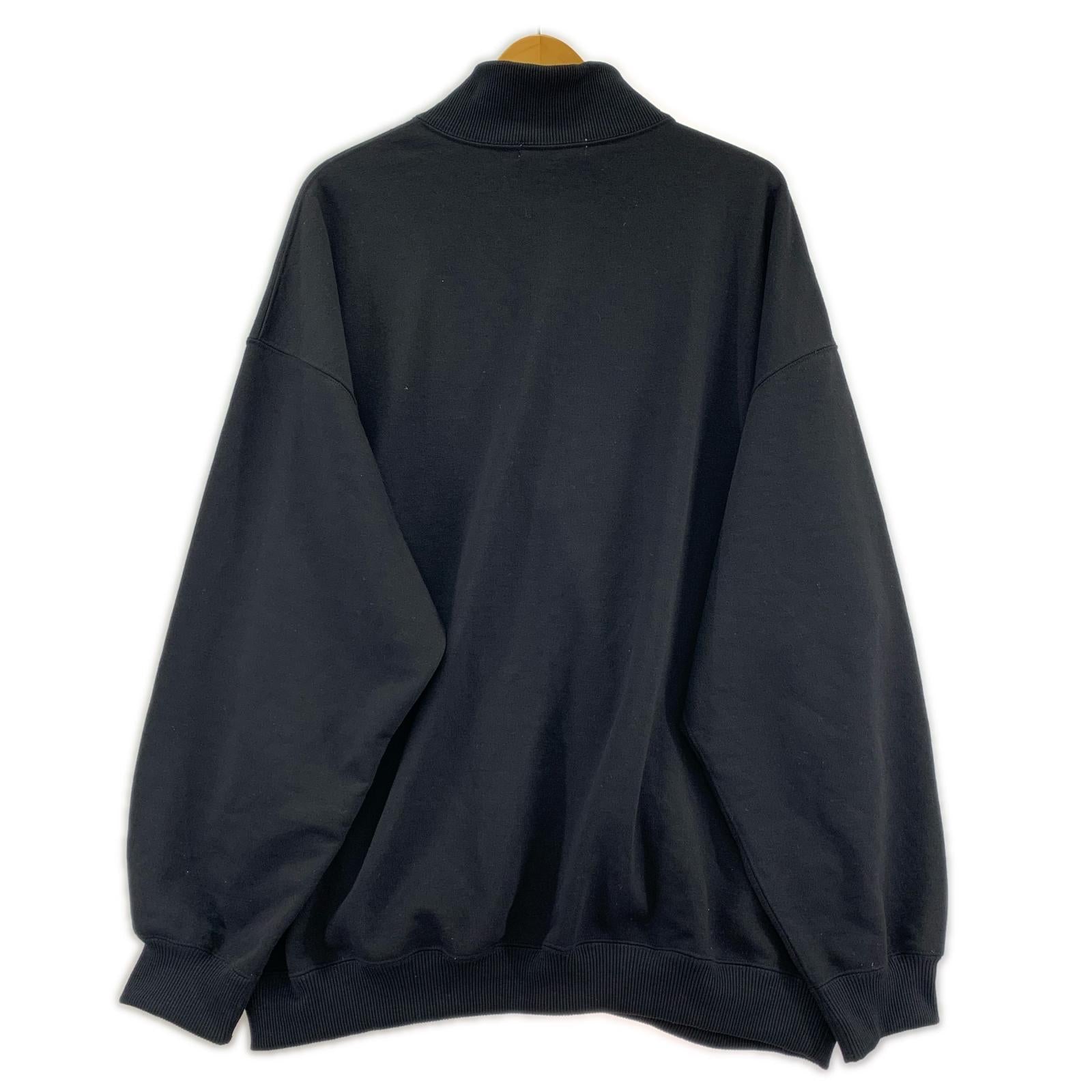 スウェット ハーフジップPO（L) L ブラック
